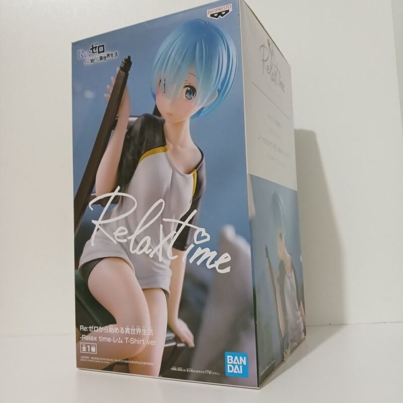 Re:Zero Rem Relax Time T-Shirt Ver. figura Bandai