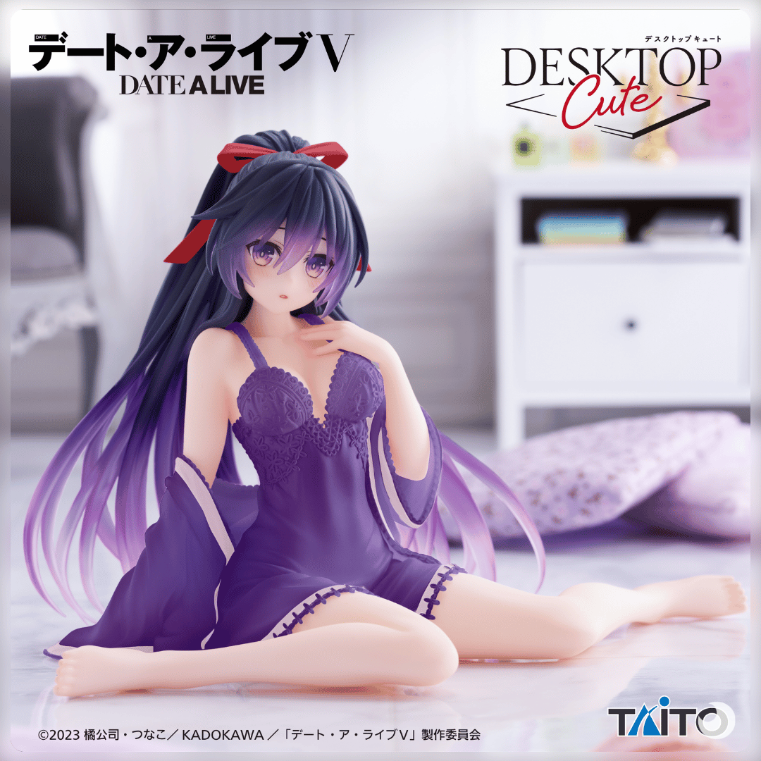 Date A Live V - Yatogami Tohka - Purplue Nightwear ver. Figura Desktop Cute juguetes y juegos anime peru homidori