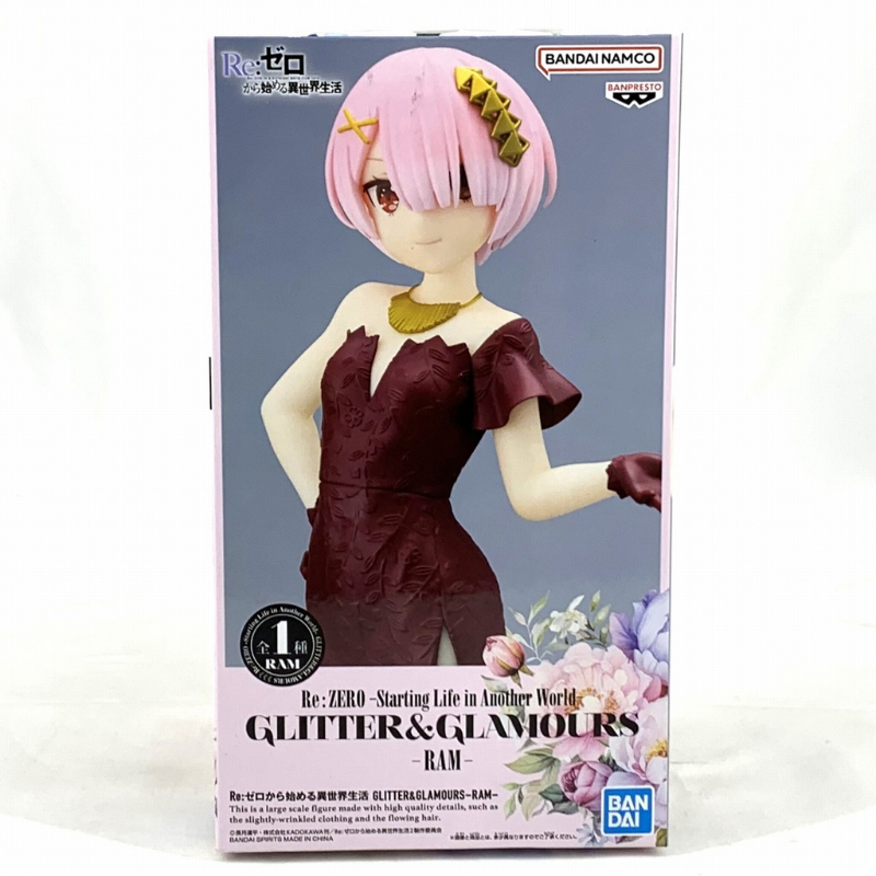 ReZero Ram Figura Banpresto GLITTER&GLAMOURS caja