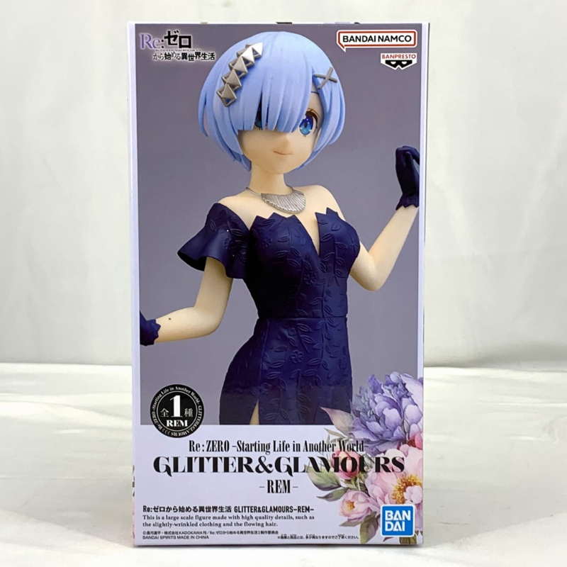 ReZero Rem Figura Banpresto GLITTER&GLAMOURS caja