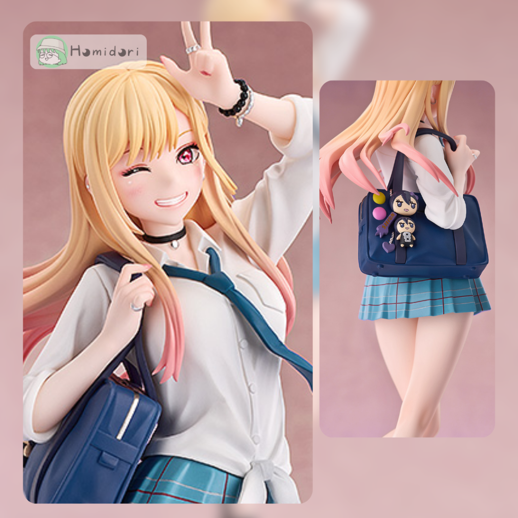 Figura Kitagawa Marin De Anime – Estatua De PVC De 28 Cm, Diseño Kawaii Con Cosplay Negro, Ideal Para Decoración De Escritorio, Vitrina O Regalo Para Coleccionistas Y Fans Del Anime
