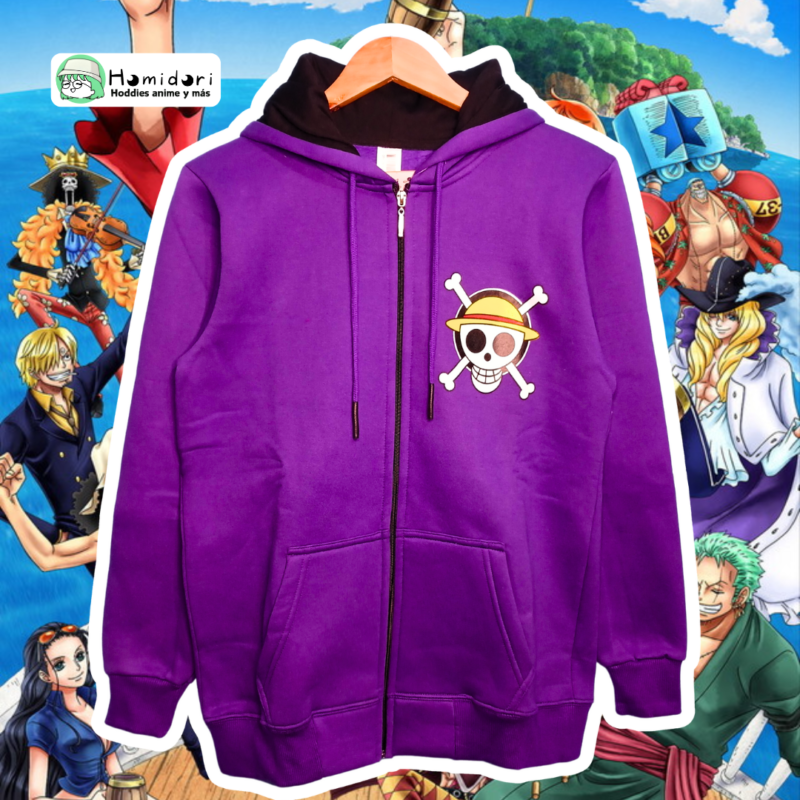 Casaca One Piece Luffy Mora Unisex