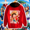 Casaca One Piece Luffy Rojo Unisex