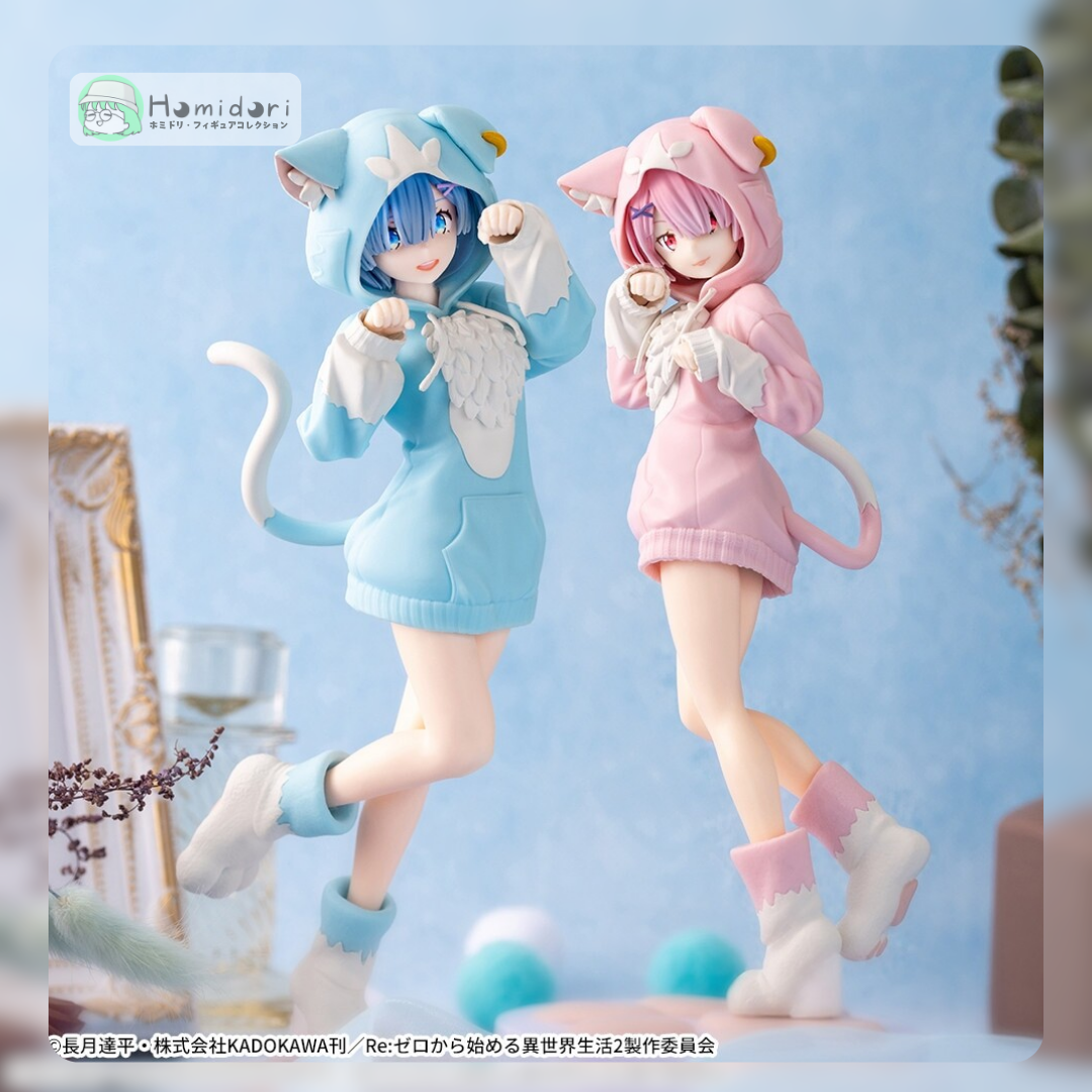 Rem & Ram (2 Figuras) Luminasta Mofumofu Pack