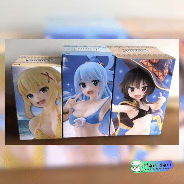 KonoSuba! 3 Megumin, Aqua & Darkness 3 figuras Coreful Taito Swimsuit ver. (2) KonoSuba! 3 Megumin, Aqua & Darkness 3 figuras Coreful Taito Swimsuit ver.
