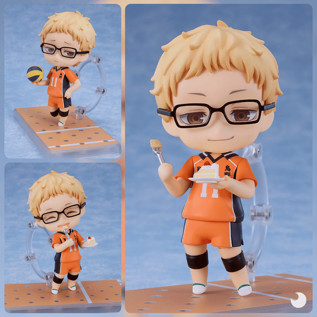 Haikyuu!! -Kei Tsukishima- Figura Nendoroid (The New Karasuno Ver.) juguetes y juegos peru homidori