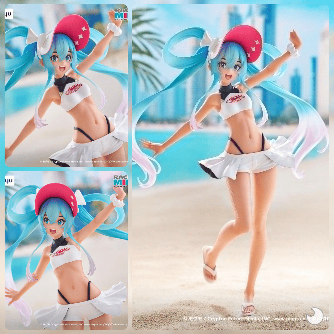 Piapro Characters Hatsune Miku Figura FuRyu Racing 2024 (Summer Holiday Ver.) juguetes y juegos peru