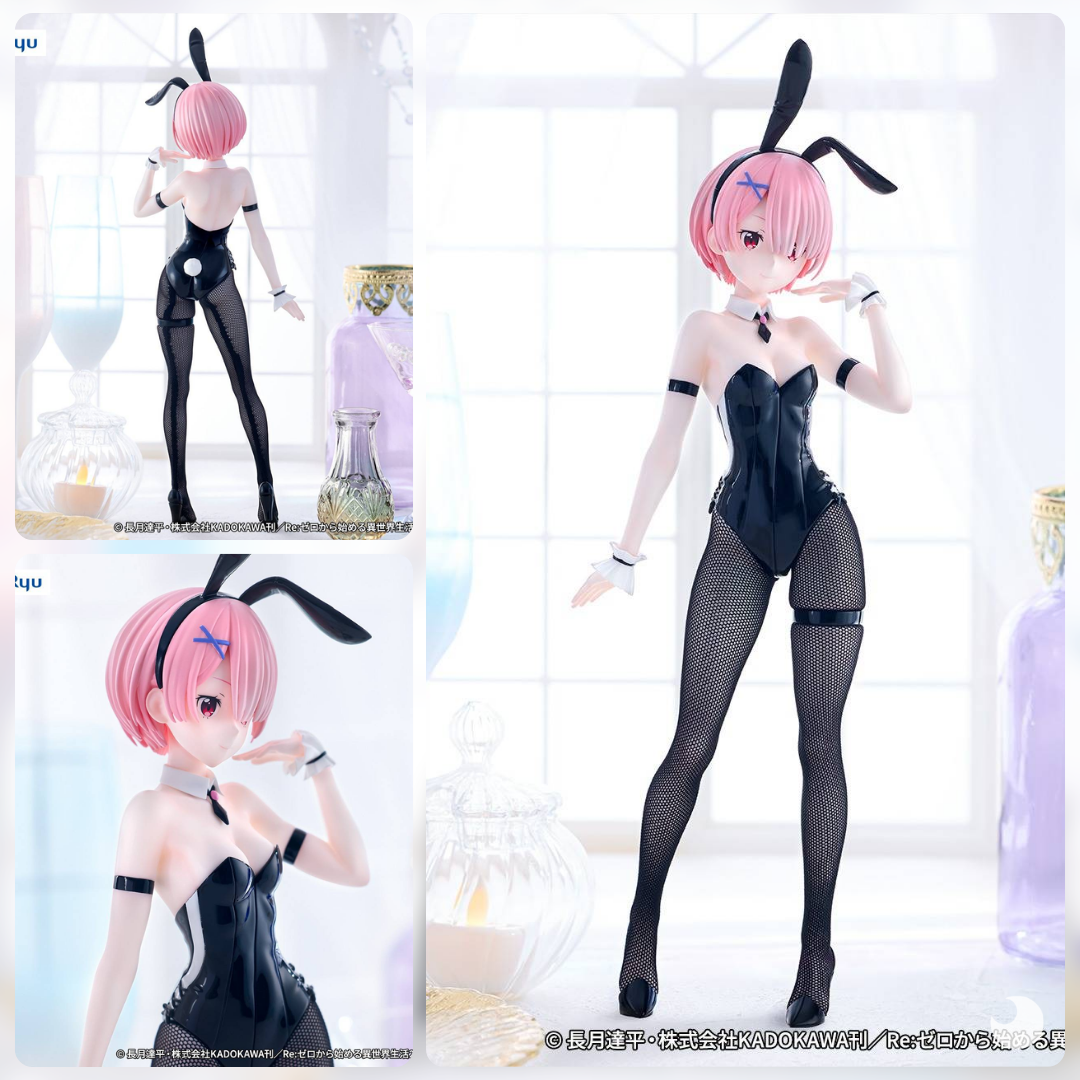Re:Zero Ram Figura Original FuRyu BiCute Bunnies (Bicolor version)