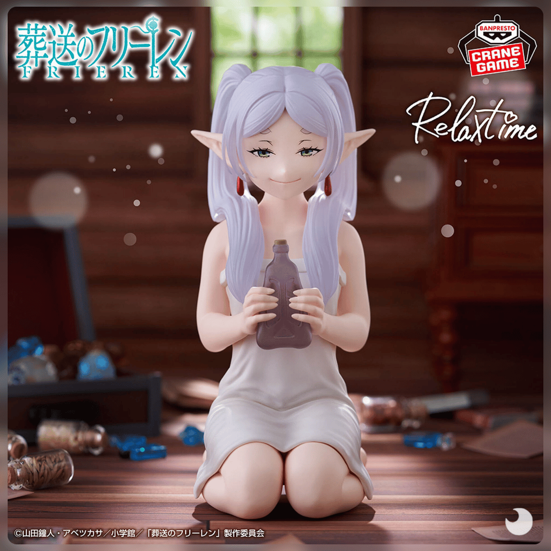 Sousou no Frieren Frieren Figura Bandai Relax Time juguetes y juegos anime peru ampliado