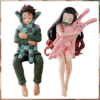 Demon Slayer Tanjiro & Nezuko CRAFTHOLIC Figura Noodle Stopper ROUND 1 (x2 figuras) juguetes y juegos anime peru