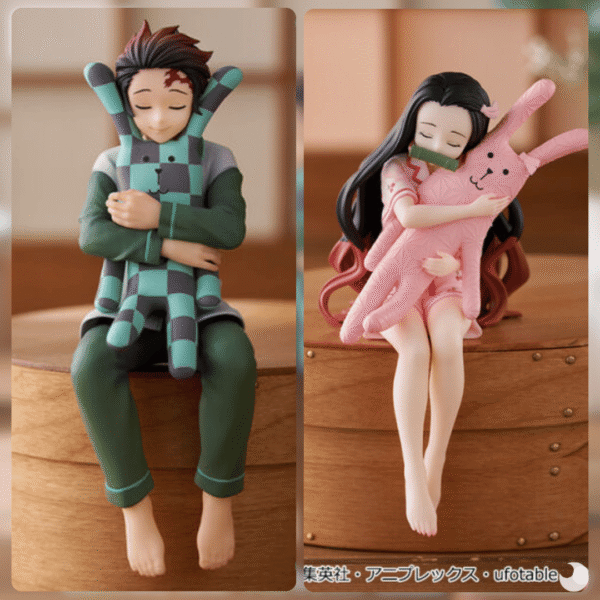 Demon Slayer Tanjiro & Nezuko CRAFTHOLIC Figura Noodle Stopper ROUND 1 (x2 figuras) juguetes y juegos anime peru homidori