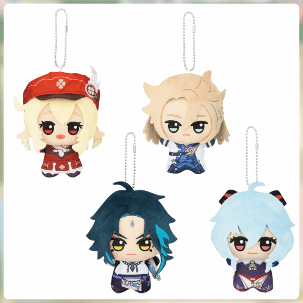 Genshin Impact Albedo, Xiao, Ganyu & Klee Plushies Chibigurumi vol. 3 juguetes y juegos anime peru
