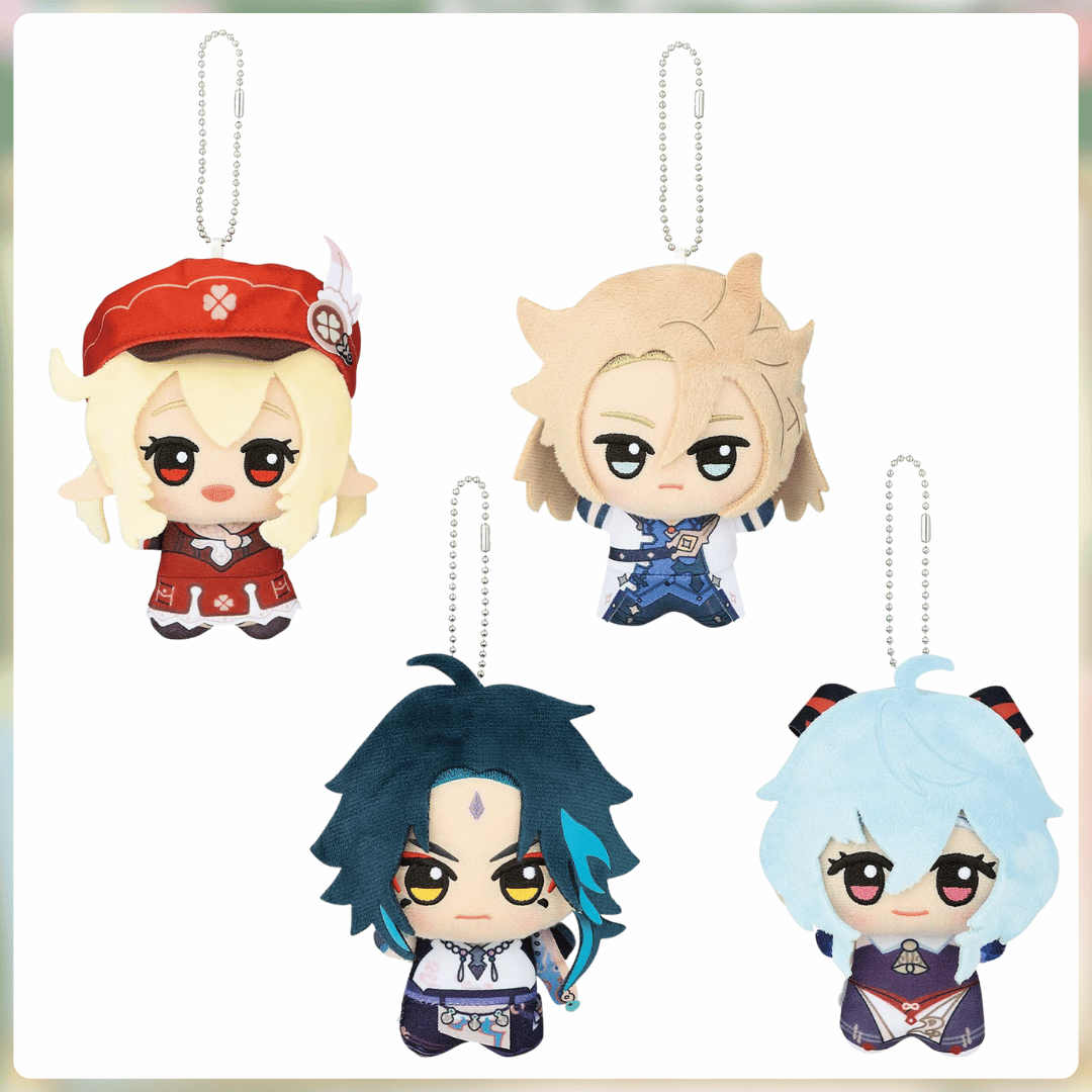 Genshin Impact Albedo, Xiao, Ganyu & Klee Plushies Chibigurumi vol. 3 juguetes y juegos anime peru