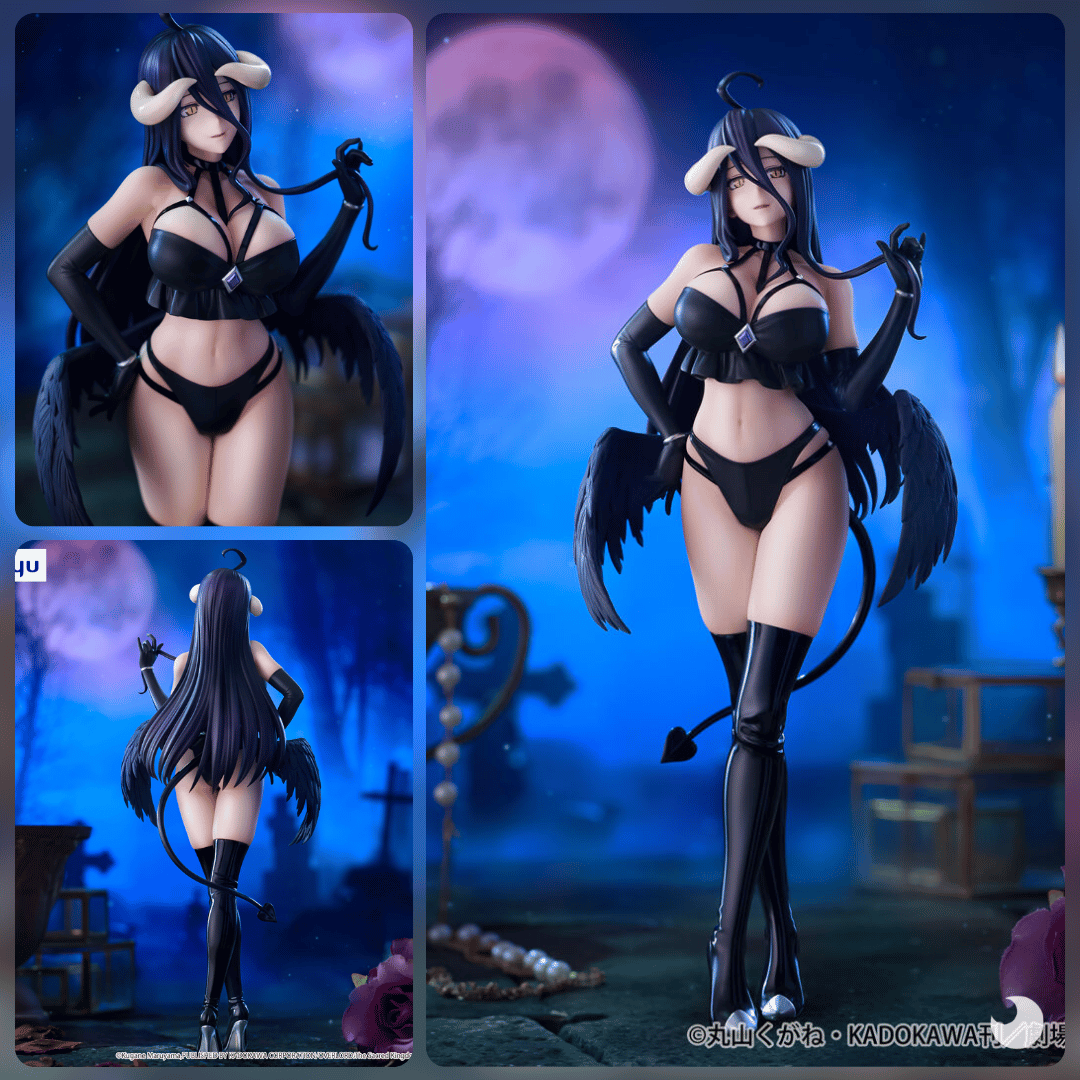 Overlord Albedo Figura FuRyu BiCute Dark juguetes y juegos anime peru homidori
