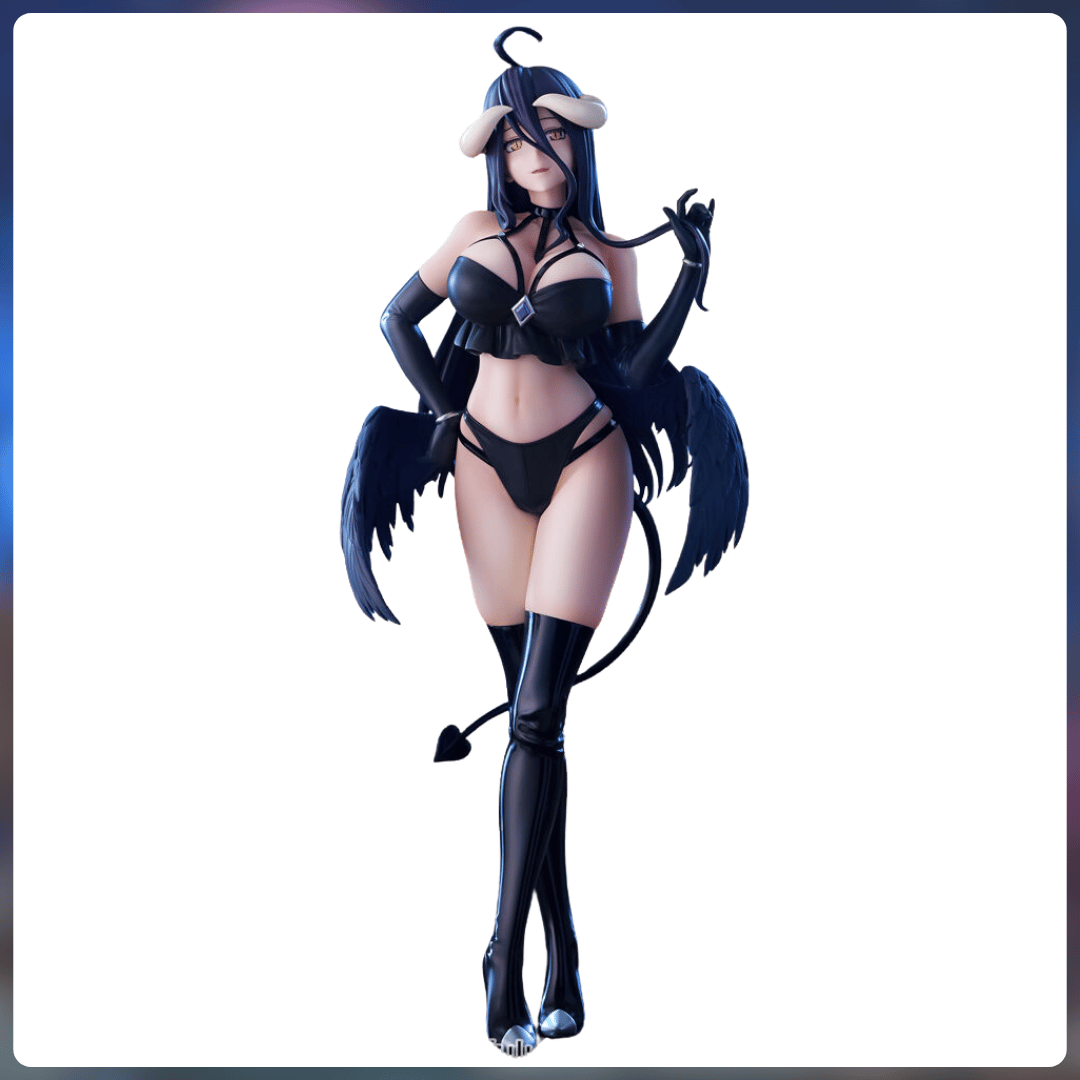 Overlord Albedo Figura FuRyu BiCute Dark juguetes y juegos anime peru