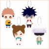 Jujutsu Kaisen Itadori, Nobara, Megumi & Satoru Gojo (x4 set completo Plush Mascot) Ending [ED] ver. Bandai Spirits juguetes y juegos anime peru homidori