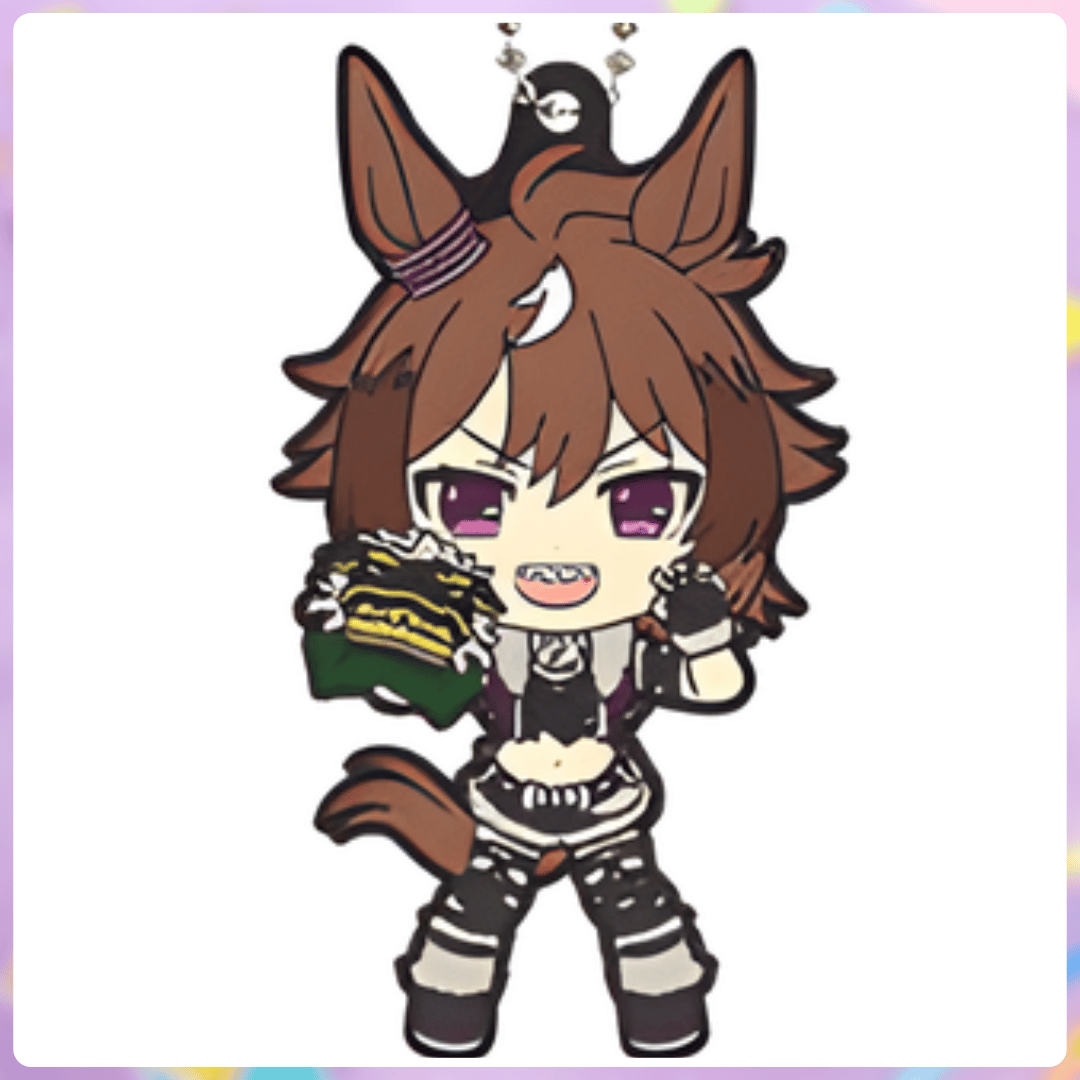 Shinko ventoso Llavero de Goma Ichiban Kuji 8va edición Premio I [Uma Musume_ Pretty Derby] juguetes y juegos anime peru homidori