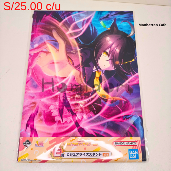Tablero ilustrativo con soporte tamano a4 ichiban kuji uma musume